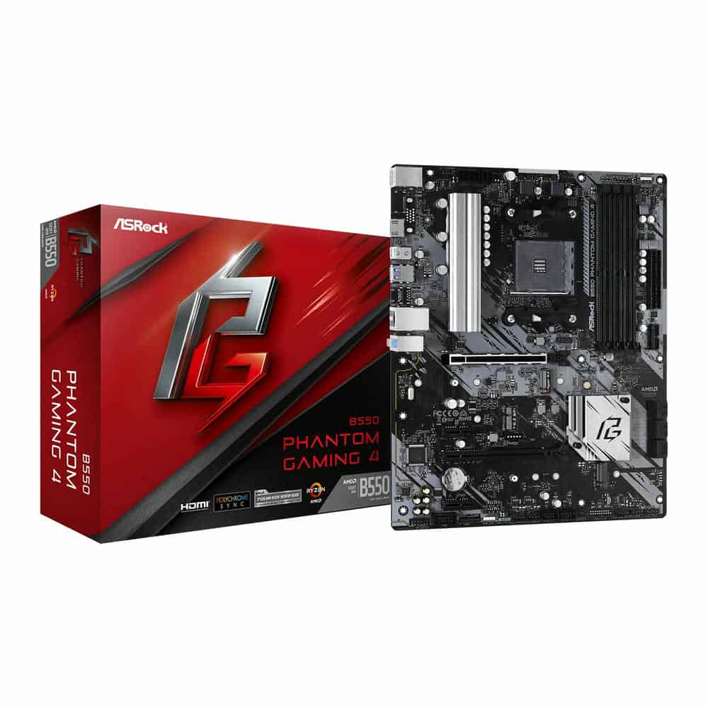 (image for) ASRock B550 Phantom Gaming 4 DDR4 ATX Motherboard